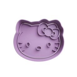 Hello Kitty Cabeza Cortador de Galletas STL