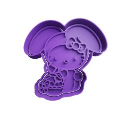 Hello Kitty Pascua Cortador de Galletas STL