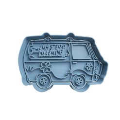 The Mystery Machine Minivan Cortador de Galletas STL
